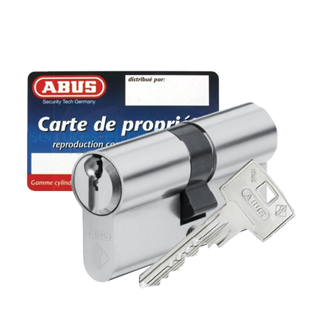 Organigramme de cylindres et de clés Abus Zolit 2000 2 entrée nickelé