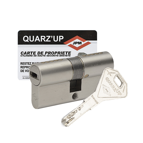Organigramme de cylindres et de clés JPM Quarz Up 2 entrée nickelé