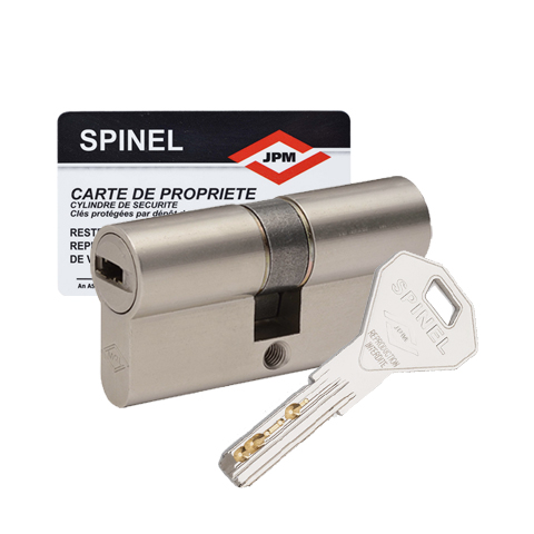 Organigramme de cylindres et de clés JPM Spinel 2 entrée nickelé